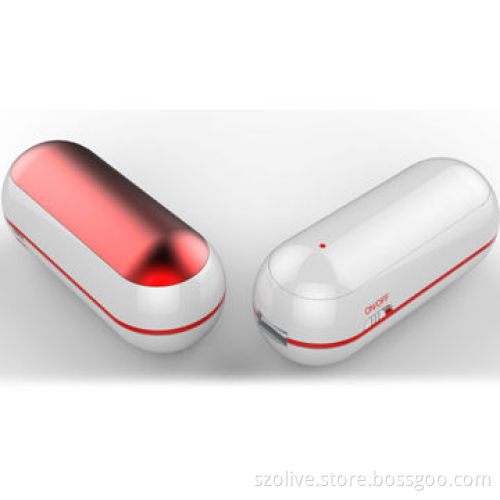 Battery powered portable heater with external power bank